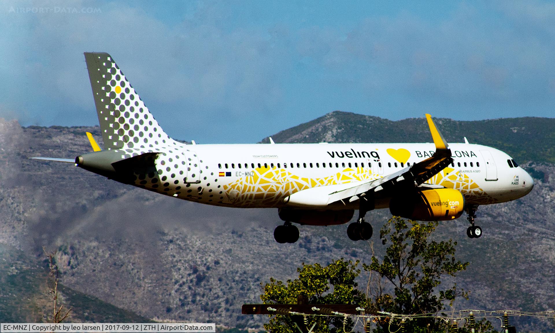 EC-MNZ, 2016 Airbus A320-232 C/N 7351, Zakynthos 12.9.2017