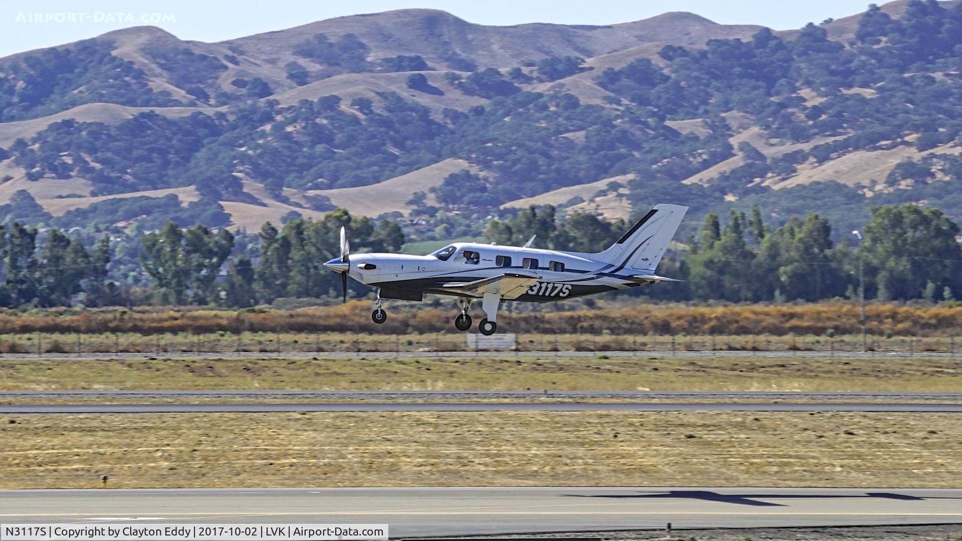 N3117S, 2005 Piper PA-46-500TP Malibu C/N 4697230, Livermore Airport California 2017.