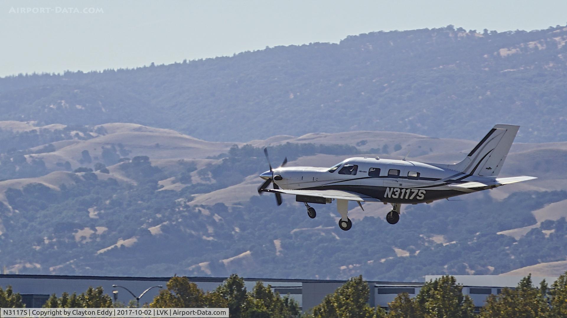 N3117S, 2005 Piper PA-46-500TP Malibu C/N 4697230, Livermore Airport California 2017.