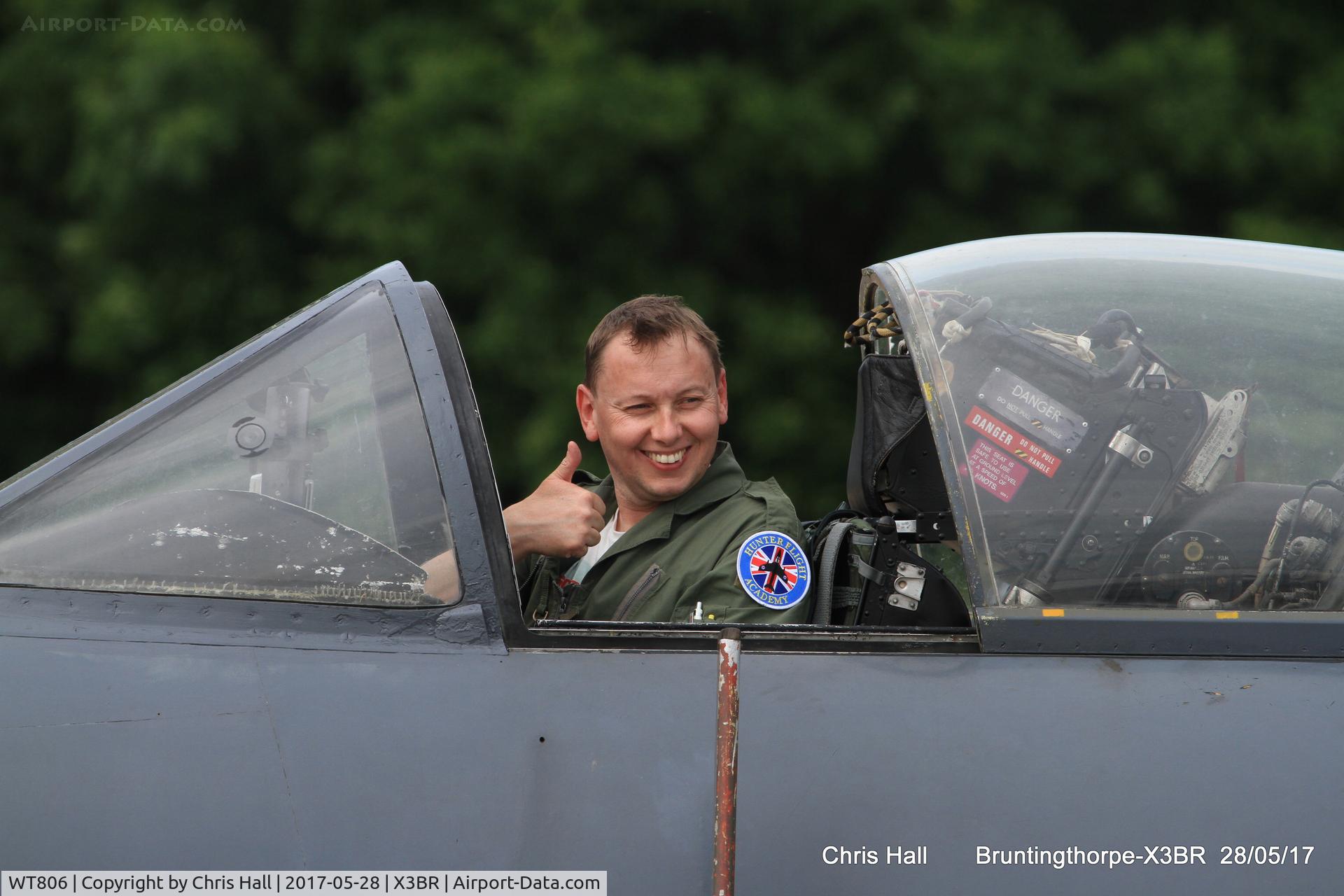 WT806, 1955 Hawker Hunter GA.11 C/N 41H-670749, Cold War Jets open day 2017