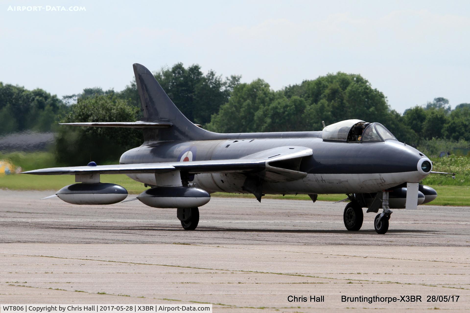 WT806, 1955 Hawker Hunter GA.11 C/N 41H-670749, Cold War Jets open day 2017