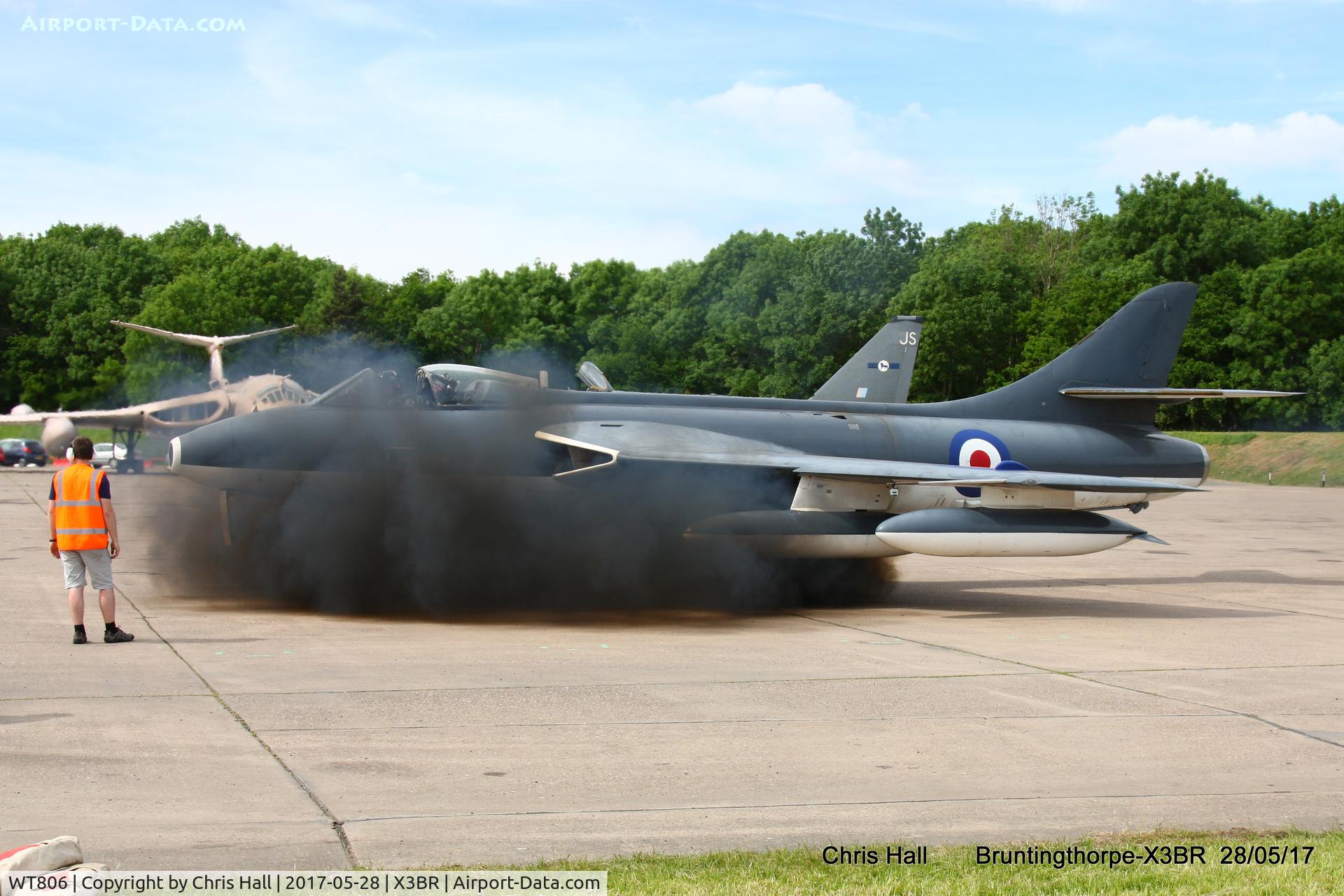 WT806, 1955 Hawker Hunter GA.11 C/N 41H-670749, Cold War Jets open day 2017