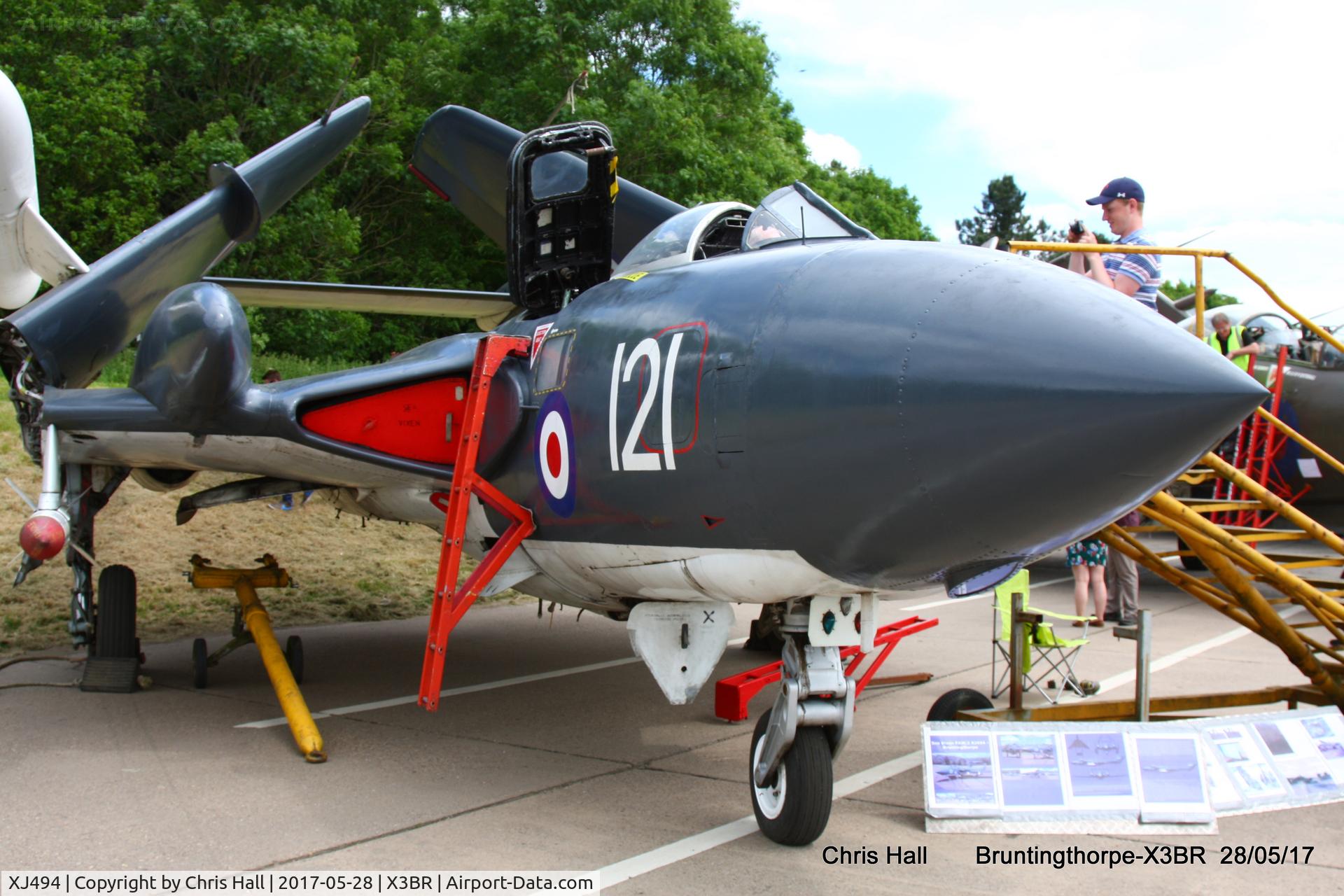 XJ494, 1959 De Havilland DH-110 Sea Vixen FAW.2 C/N 10021, Cold War Jets open day 2017