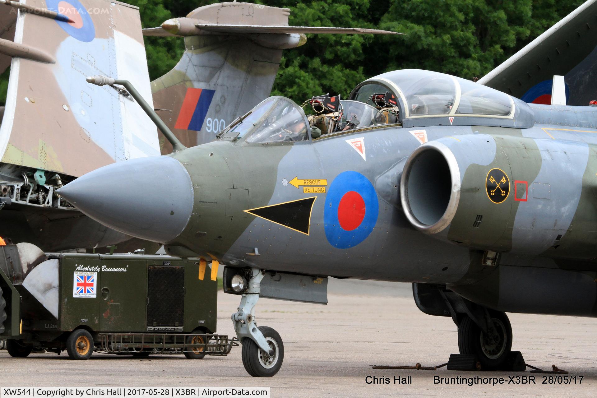 XW544, 1972 Hawker Siddeley Buccaneer S.2B C/N B3-05-71, Cold War Jets open day 2017