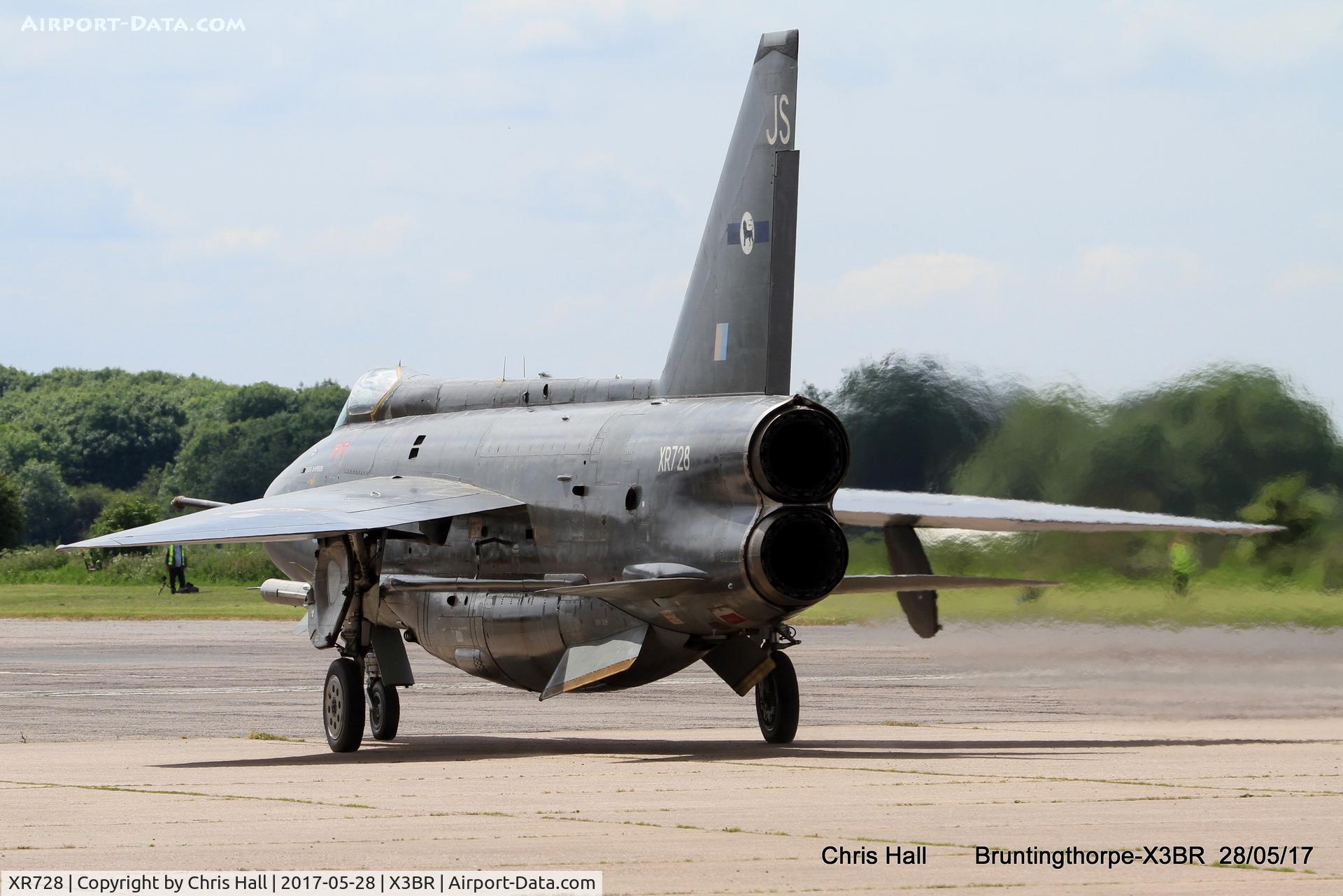 XR728, 1965 English Electric Lightning F.6 C/N 95213, Cold War Jets open day 2017