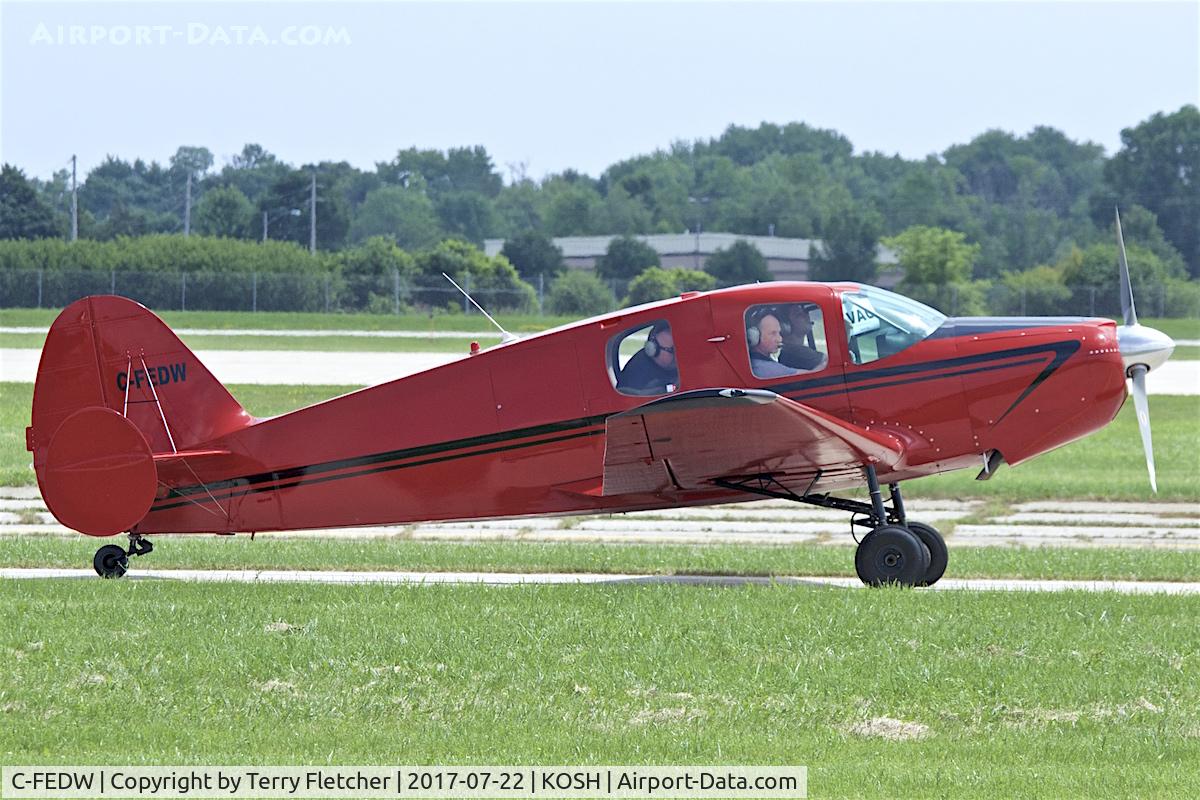 C-FEDW, 1950 Bellanca 14-19 Cruisair Senior C/N 2012, At 2017 EAA AirVenture at Oshkosh