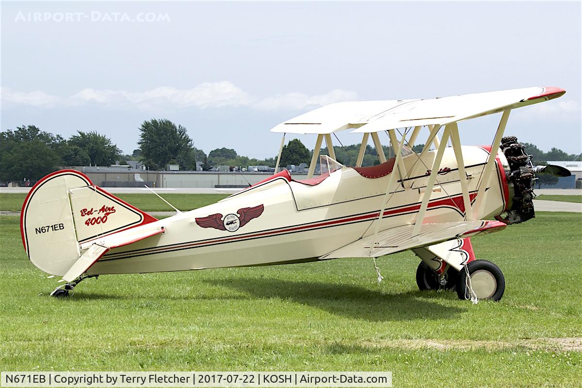 N671EB, 2016 Bel-aire Aviation Inc BA-4000 C/N 02, At 2017 EAA AirVenture at Oshkosh