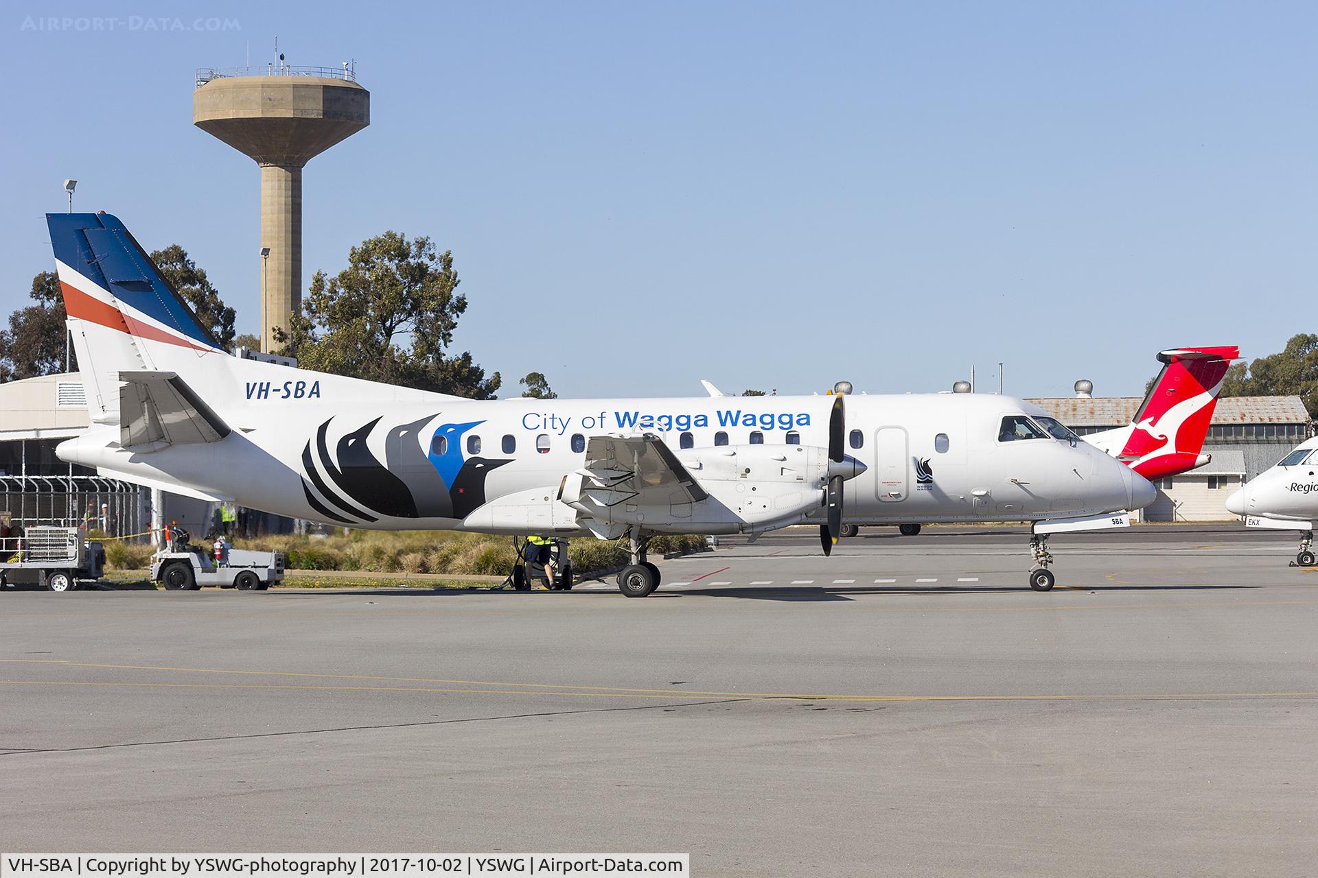 VH-SBA, 1992 Saab 340B C/N 340B-311, Regional Express (VH-SBA) Saab 340B at Wagga Wagga Airport