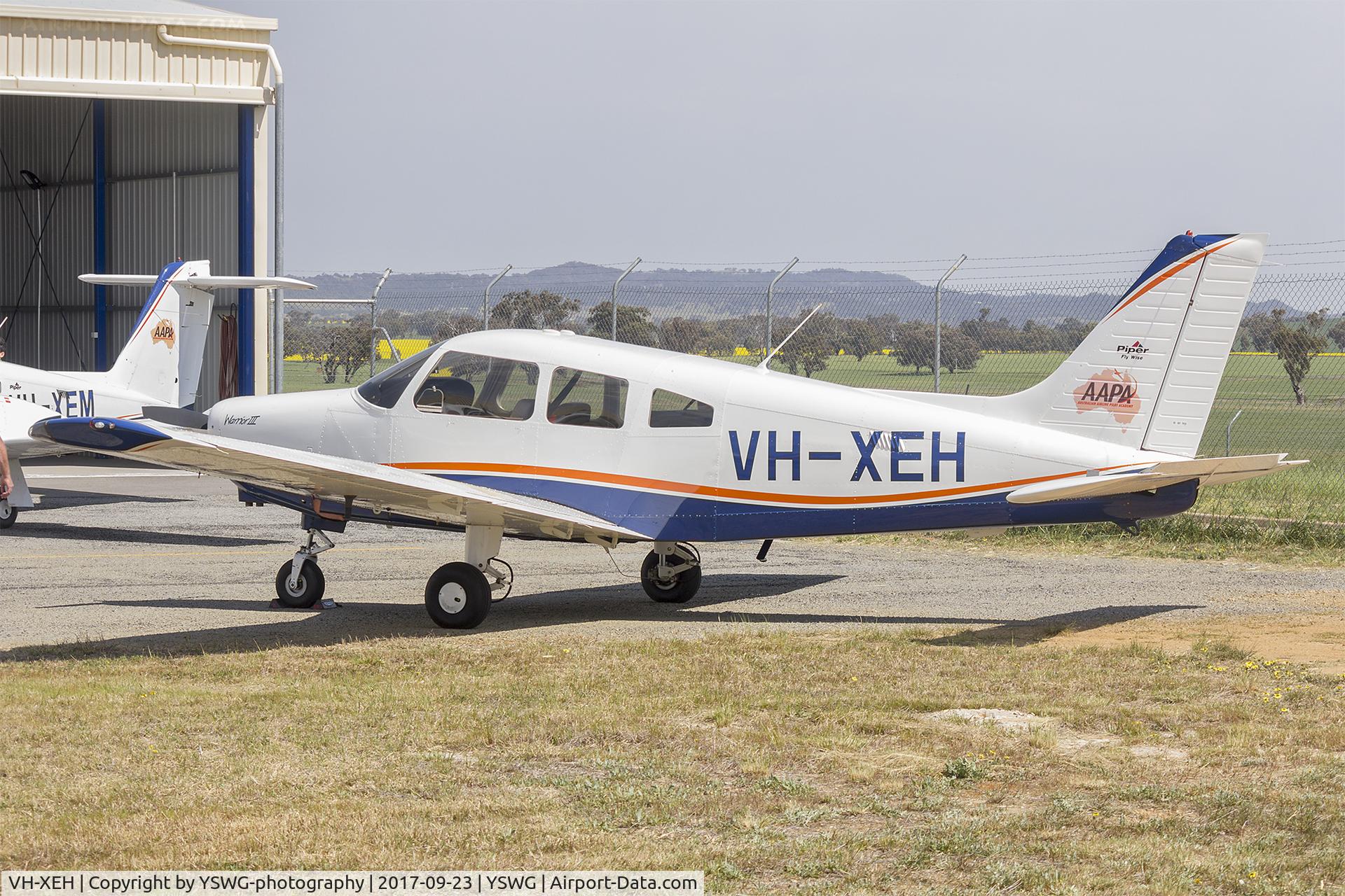 VH-XEH, 2010 Piper PA-28-161 Cherokee Warrior II C/N 2842340, Australian Airline Pilot Academy (VH-XEH) Piper PA-28-161 Cherokee Warrior II at Wagga Wagga Airport