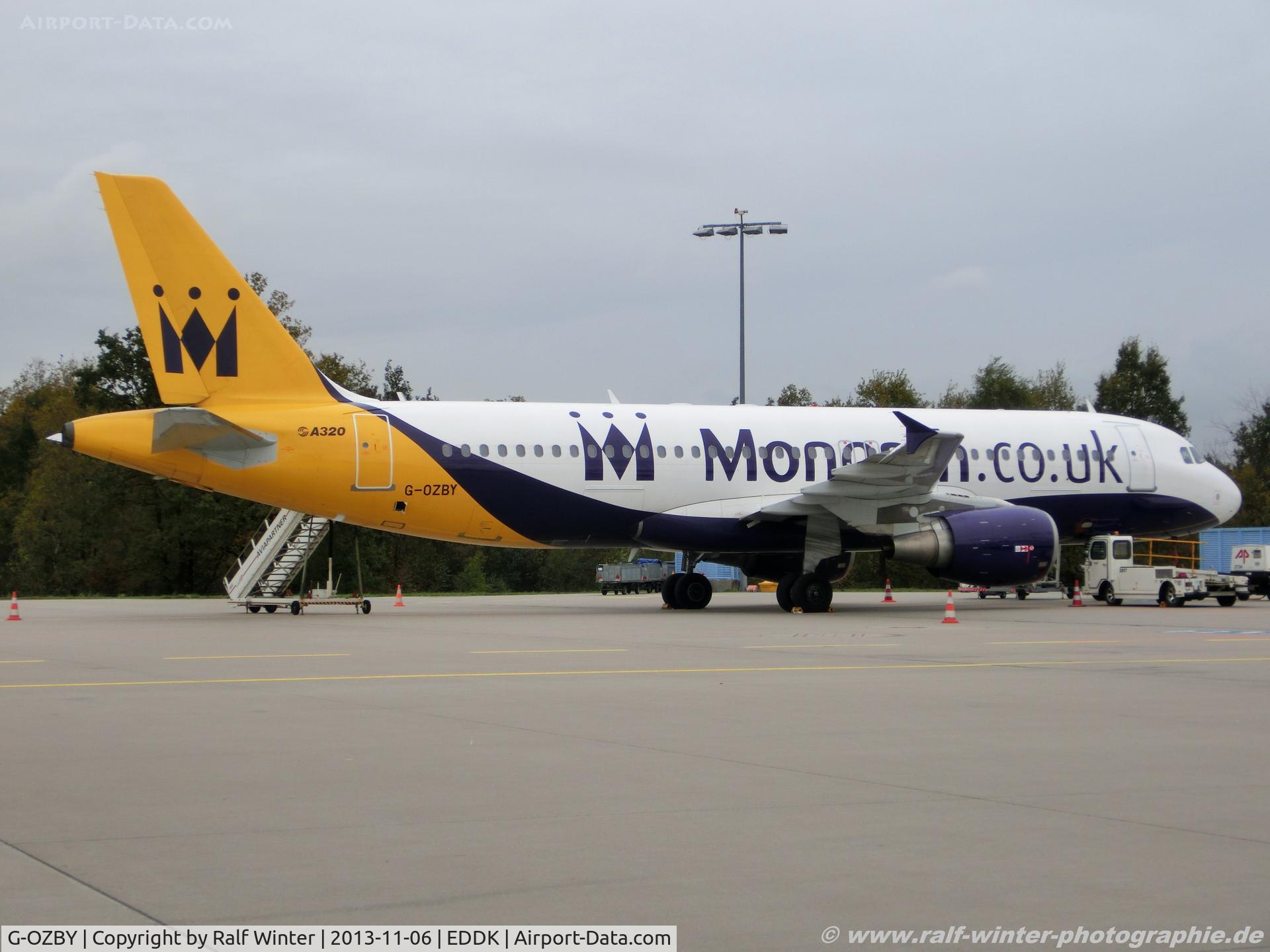 G-OZBY, 2000 Airbus A320-214 C/N 1320, Airbus A320-214 - Monarch Airlines - 1320 - G-OZBY - 06.11.2013 - CGN