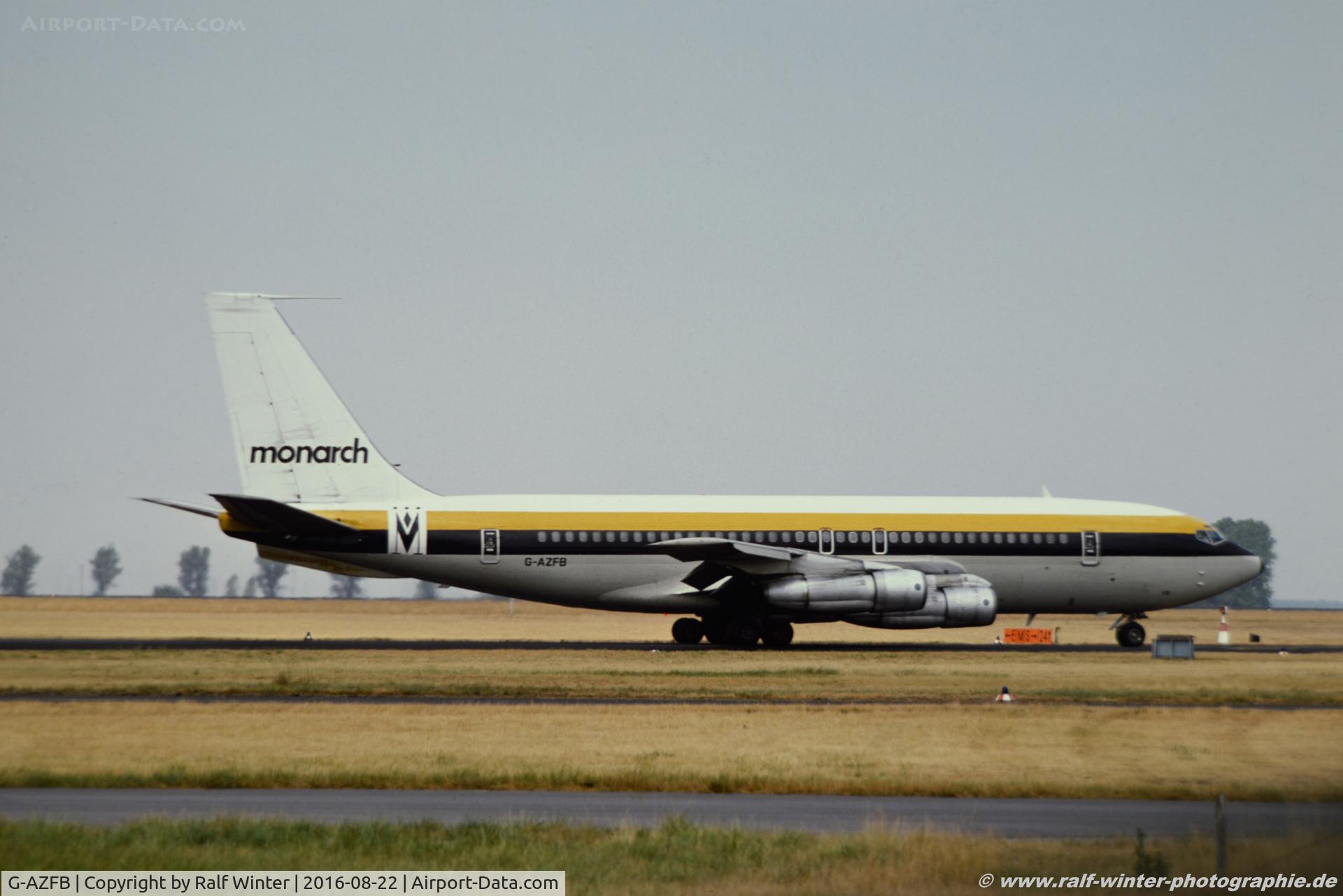 G-AZFB, 1961 Boeing 720-051B C/N 18381, Boeing 720-051B - Monarch Airlines - 18381 - G-AZFB