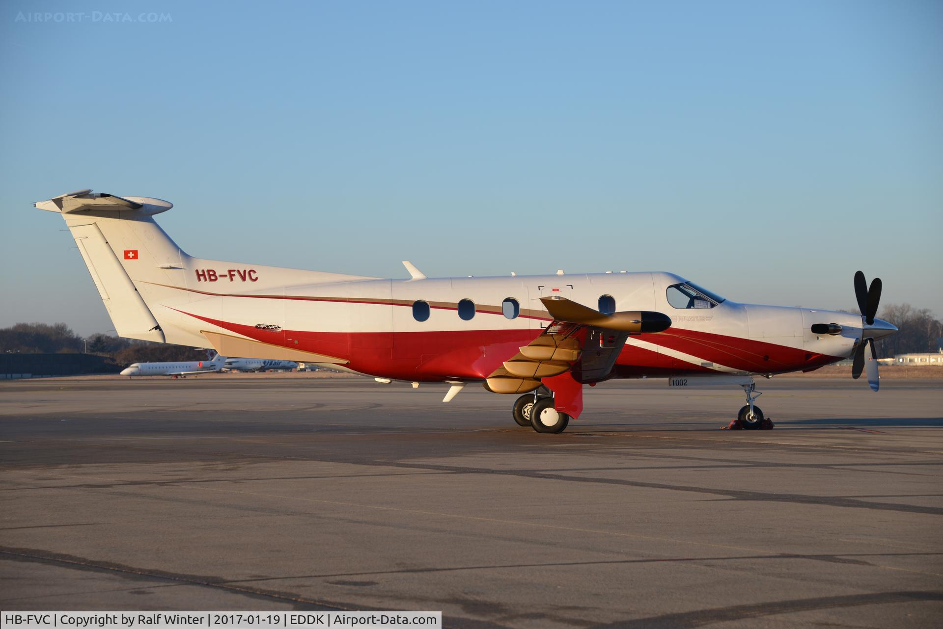 HB-FVC, 2008 Pilatus PC-12/47E C/N 1002, Pilatus PC-12-47E - Pilatus Flugzeugwerke AG - 1002 - HB-FVC - 19.01.2017 - CGN