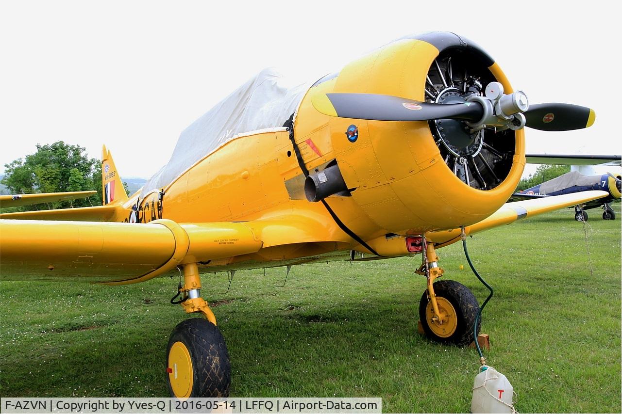F-AZVN, 1941 North American T-6G Texan C/N 168-87, North American T-6G Texan, Static display, La Ferté-Alais airfield (LFFQ) Airshow 2016