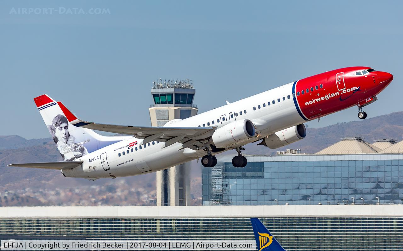 EI-FJA, 2012 Boeing 737-8JP C/N 39419, departure from Malaga