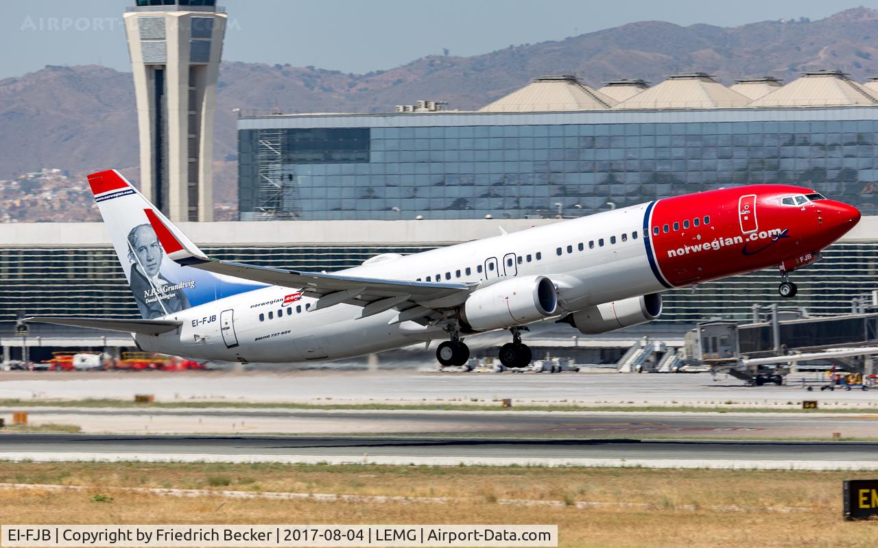EI-FJB, 2015 Boeing 737-8JP C/N 42081, departure from Malaga