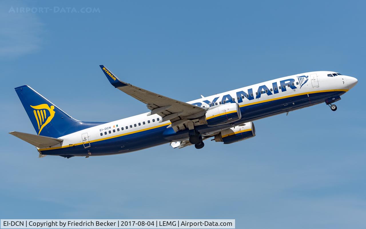 EI-DCN, 2004 Boeing 737-8AS C/N 33808, departure from Malaga