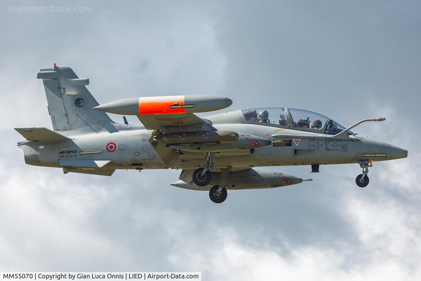 MM55070, Aermacchi MB-339CD C/N 6872, Landing 35R