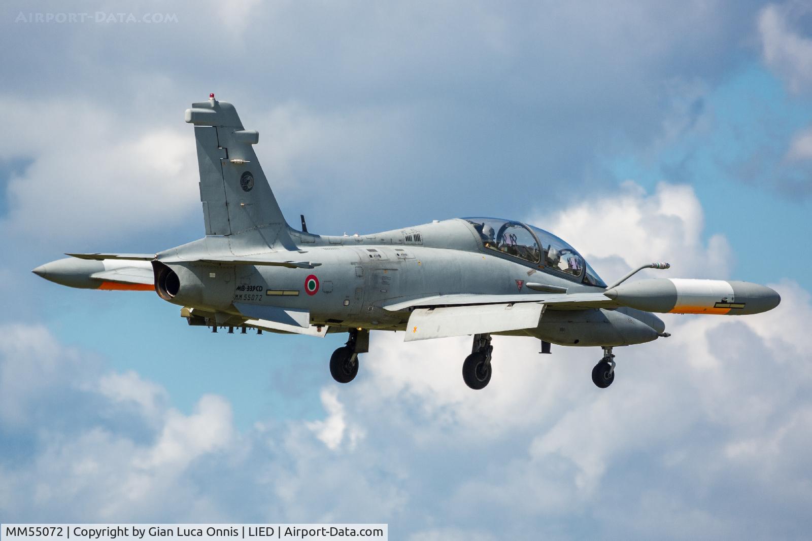 MM55072, Aermacchi MB-339CD C/N 6876/204/CD011, LANDING 35R