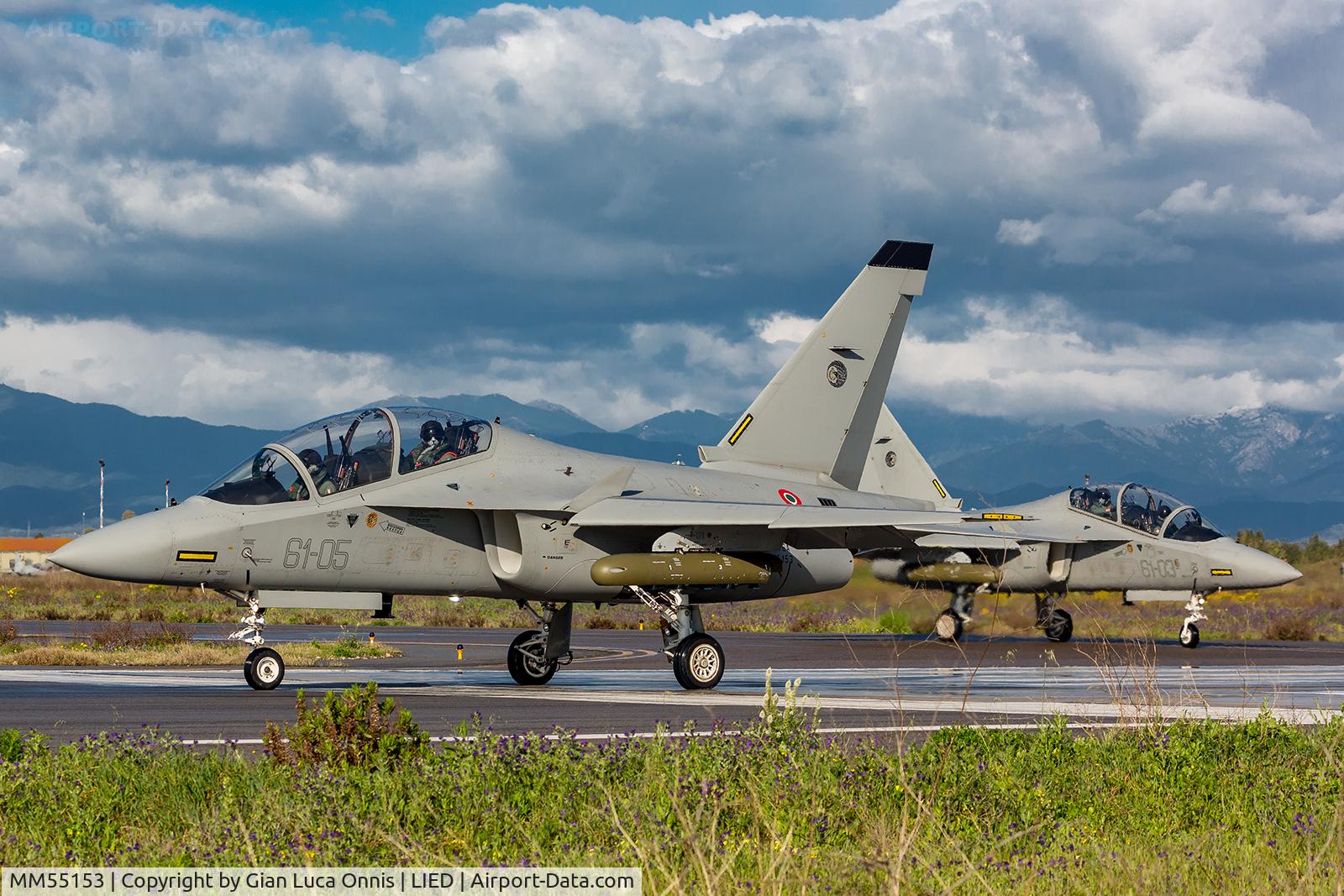 MM55153, Alenia Aermacchi T-346A Master C/N 7024/B05/00004, TAXI WAY 35R