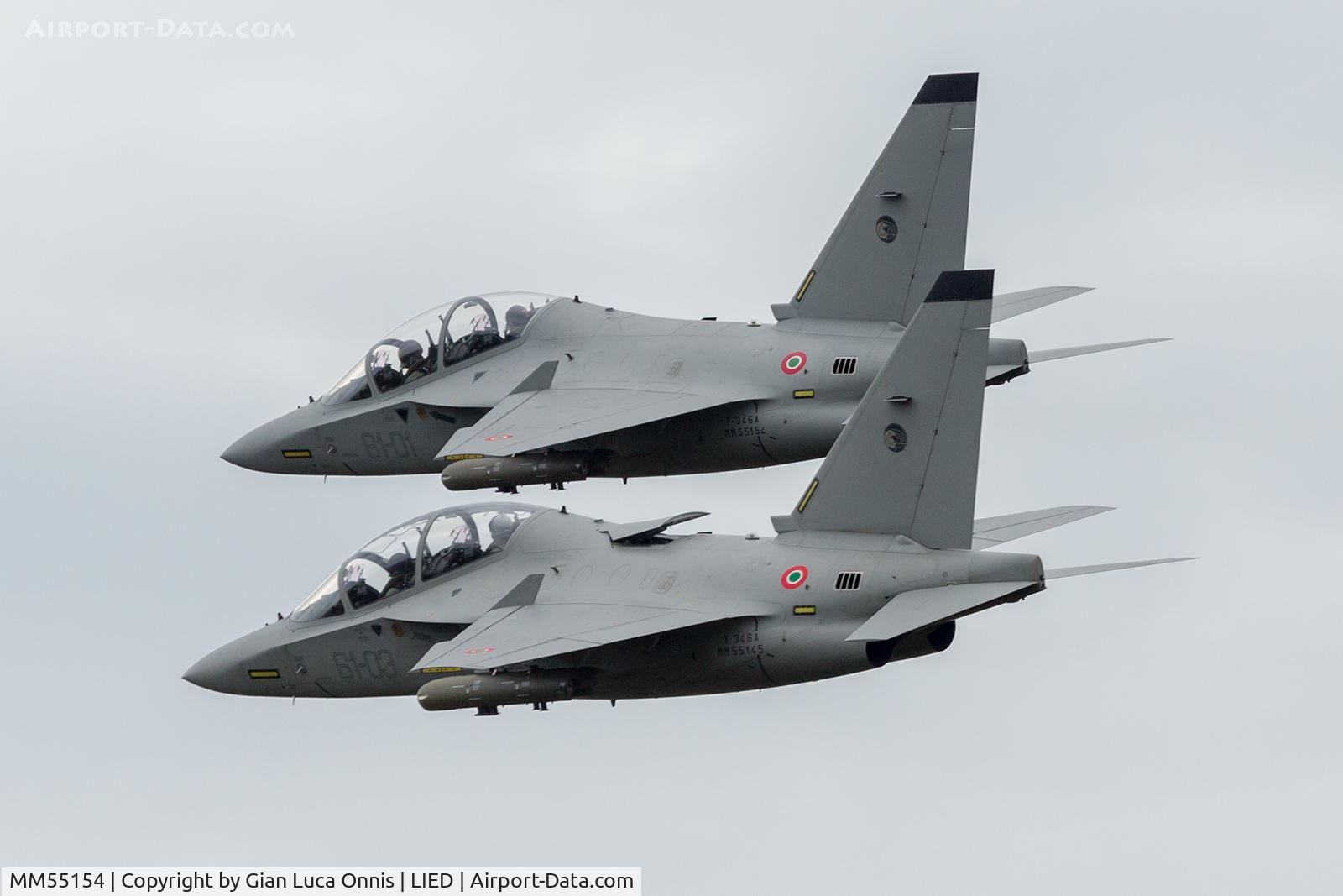 MM55154, Alenia Aermacchi T-346A Master C/N 7025, LOW PASS