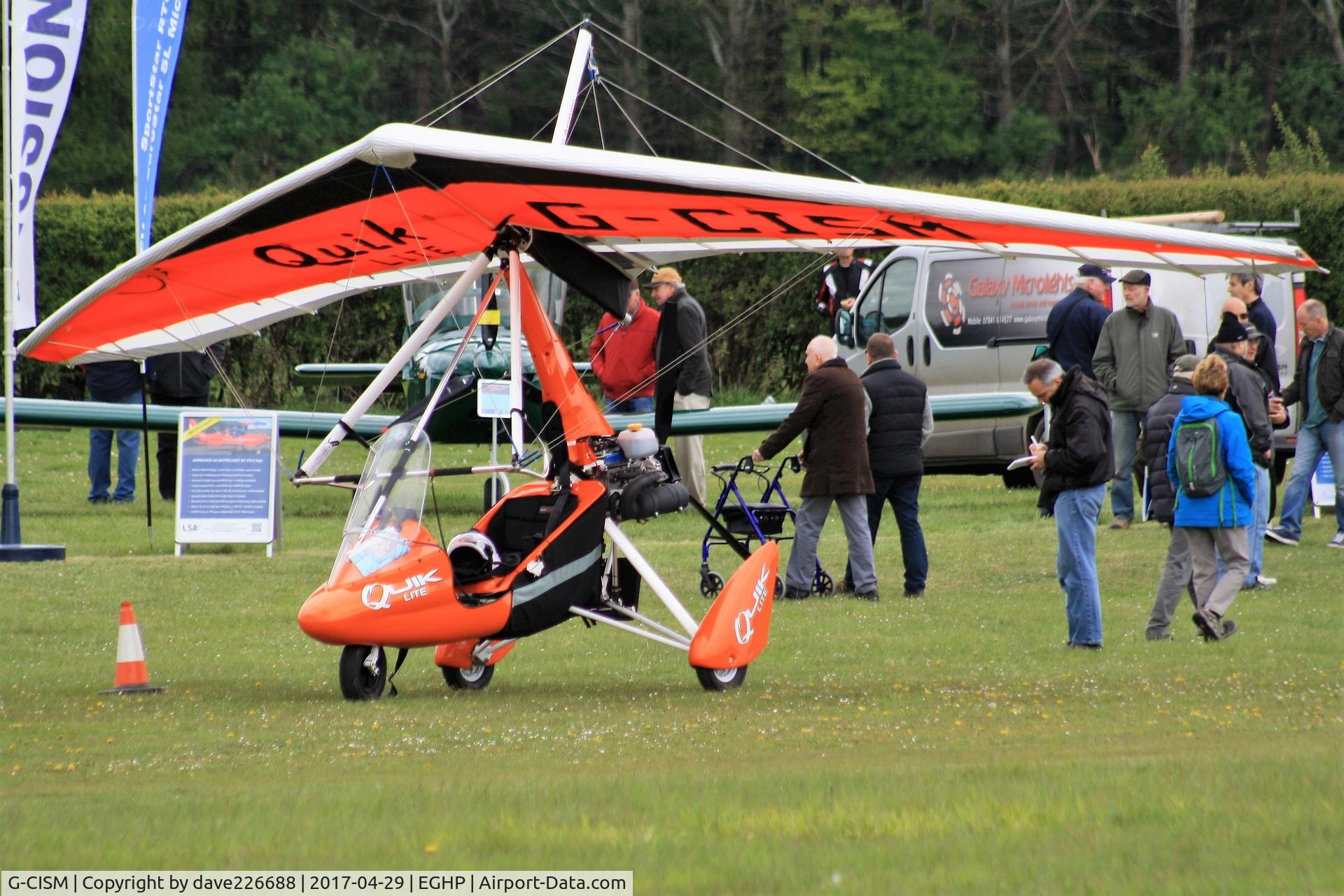 G-CISM, 2015 P&M Aviation Quik Lite C/N 8729, G CISM at the Popham Microlight meeting 2017