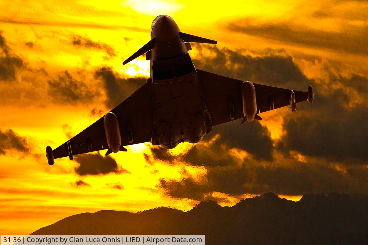 31 36, Eurofighter EF-2000 Typhoon S C/N GS096, TAKEOFF