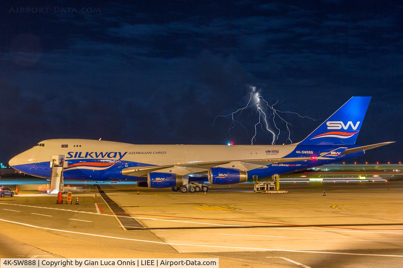 4K-SW888, 1999 Boeing 747-4R7F/SCD C/N 29730, STARTUP