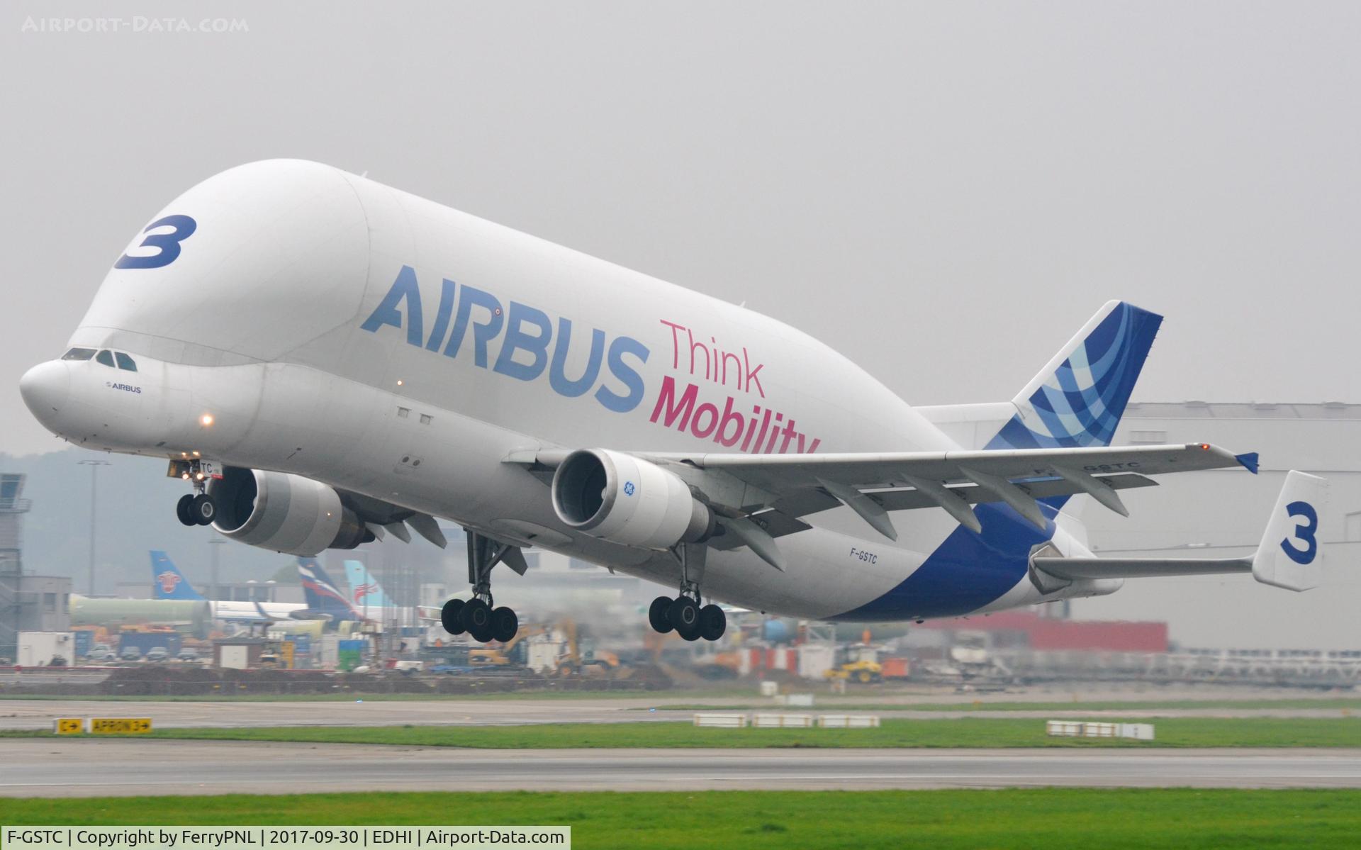 F-GSTC, 1997 Airbus A300B4-608ST Super Transporter C/N 765, A306 Beluga lifting-off.