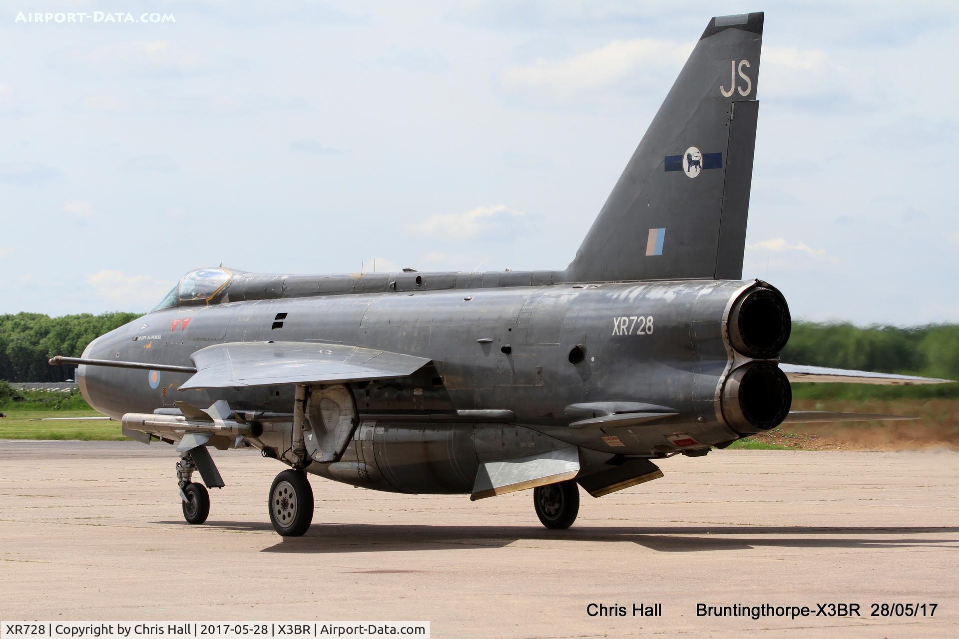 XR728, 1965 English Electric Lightning F.6 C/N 95213, Cold War Jets open day 2017
