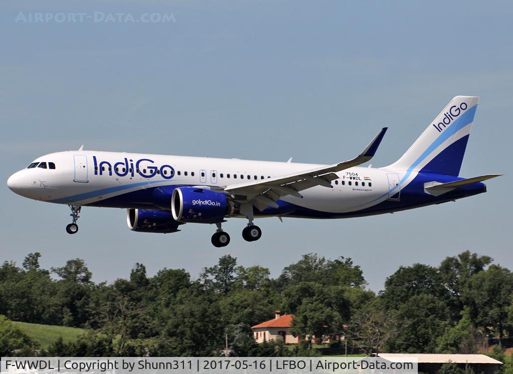 F-WWDL, 2017 Airbus A320-271N C/N 7504, C/n 7504 - To be VT-ITT