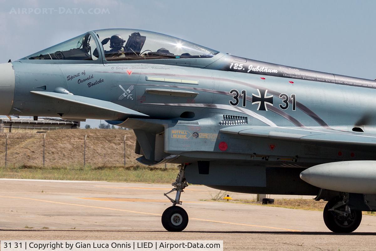 31 31, 2015 Eurofighter EF-2000 Typhoon S C/N GS091, TAXI WAY