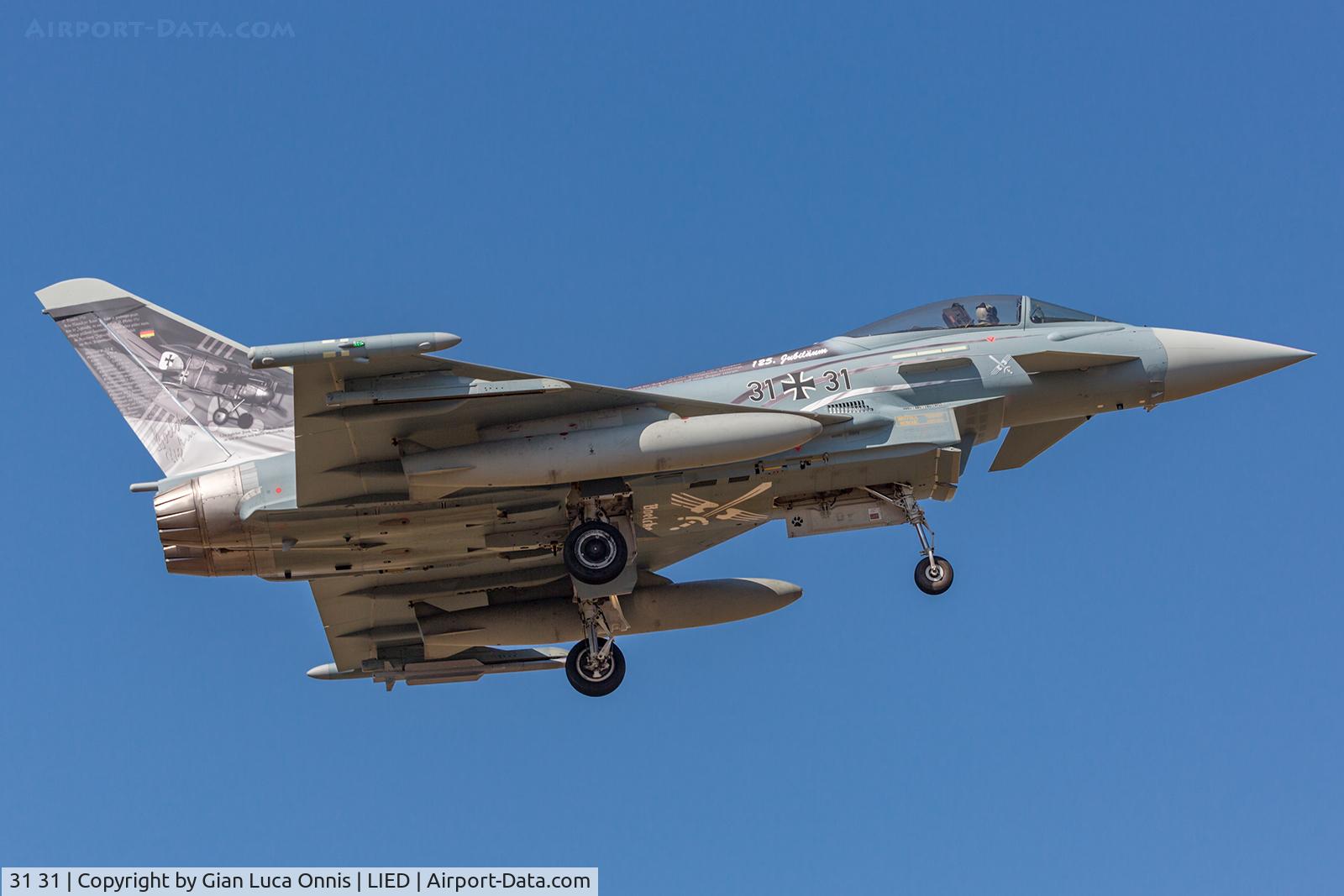 31 31, 2015 Eurofighter EF-2000 Typhoon S C/N GS091, LANDING 35L