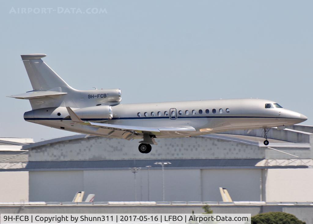 9H-FCB, 2008 Dassault Falcon 7X C/N 034, Landing rwy 14R