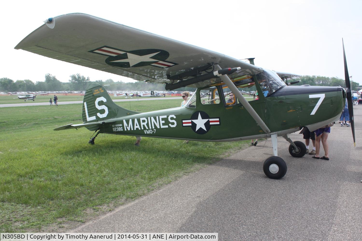 N305BD, Cessna O-1D Bird Dog C/N 22761, Cessna 305A, c/n: 22761