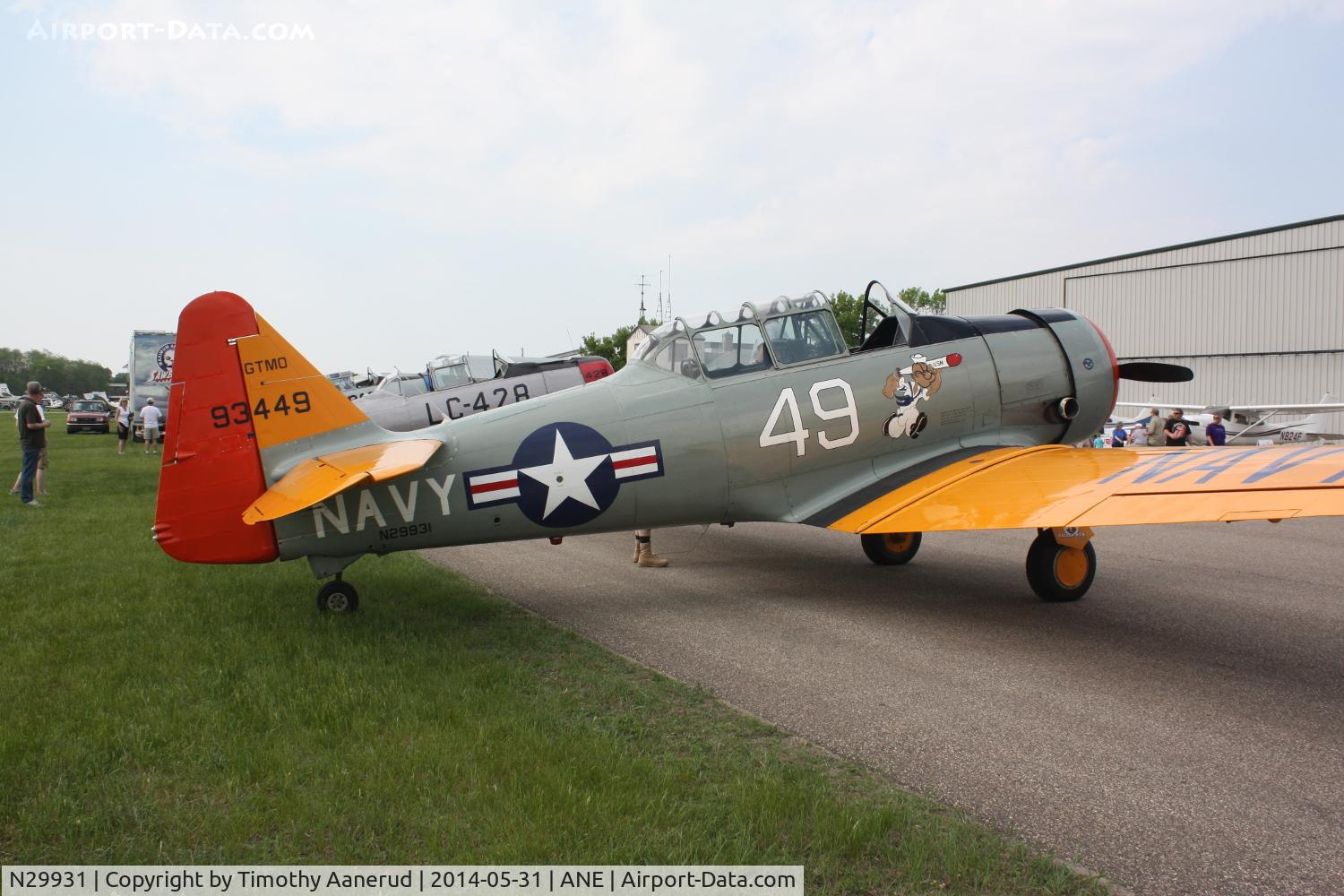 N29931, 1943 North American AT-6G Texan C/N 168-583 (49-3449), 1943 North American AT-6G, c/n: 168-583 (49-3449)