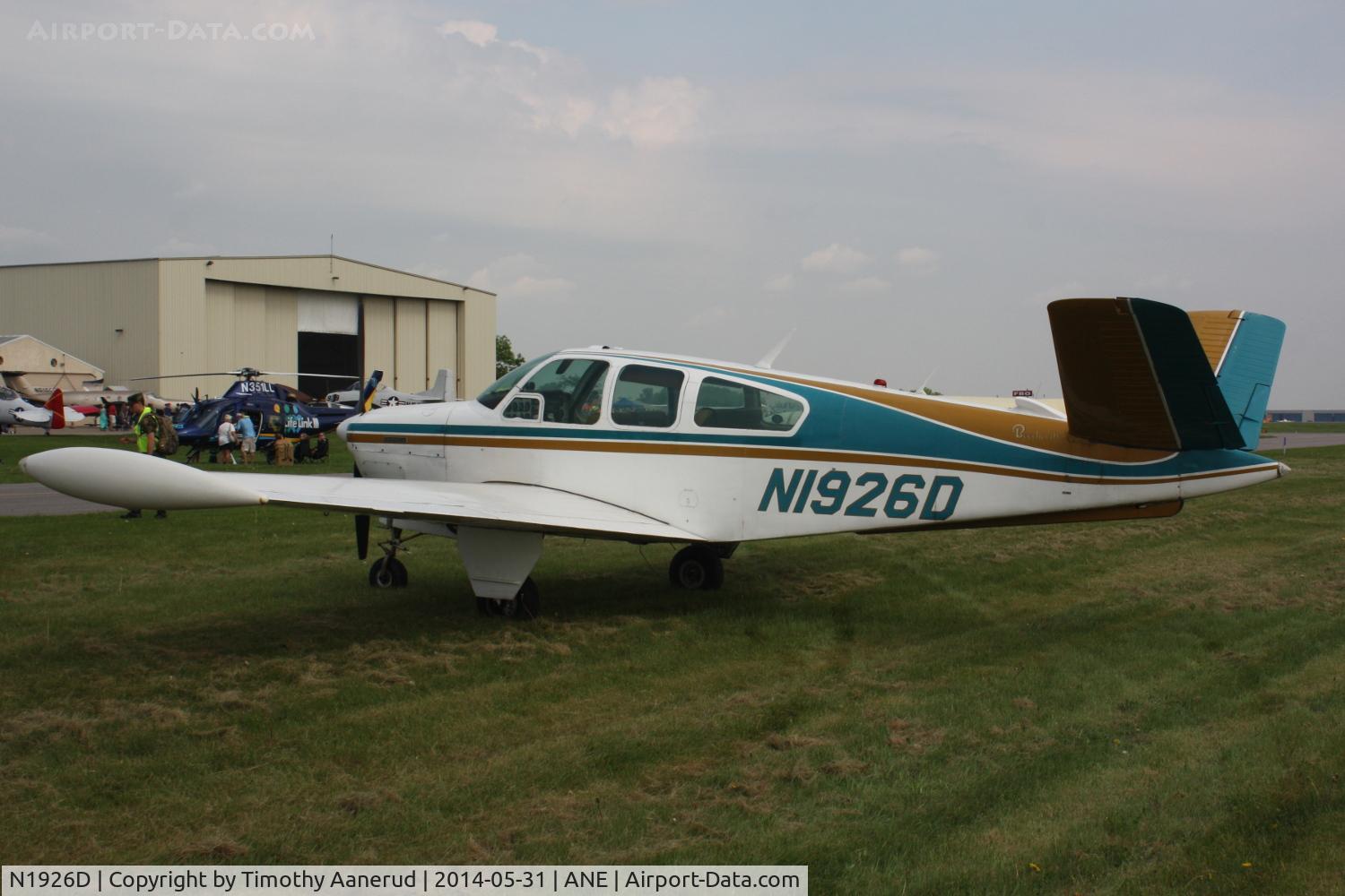 N1926D, 1956 Beech C35 Bonanza Bonanza C/N D-3198, 1956 Beech C35 Bonanza, c/n: D-3198