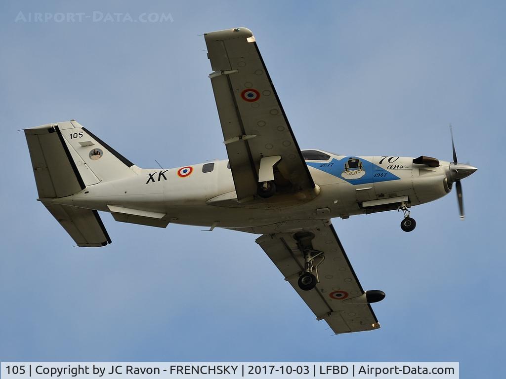 105, Socata TBM-700A C/N 105, Special decoration applied on a Socata TBM 700 of the Squadron Transport 43 