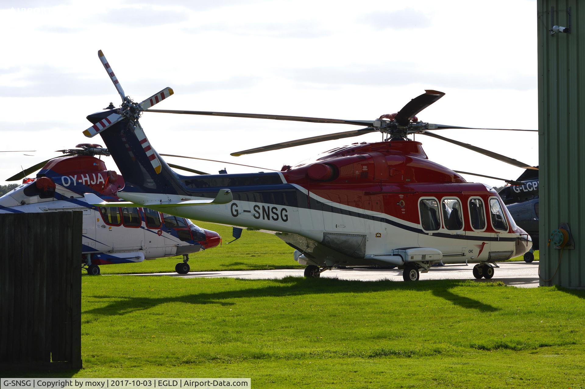 G-SNSG, 2009 AgustaWestland AW-139 C/N 41210, AgustaWestland AW-139 at Denham. Ex OY-HLC