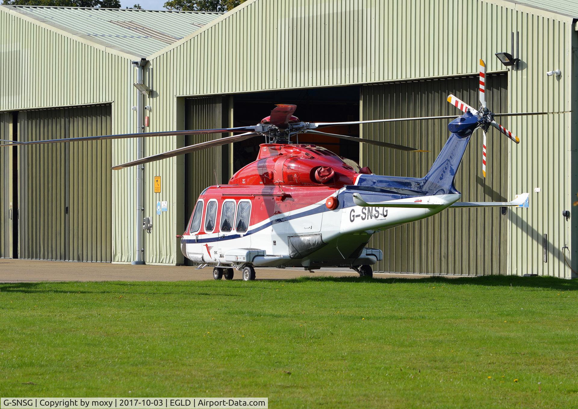 G-SNSG, 2009 AgustaWestland AW-139 C/N 41210, AgustaWestland AW-139 at Denham. Ex OY-HLC