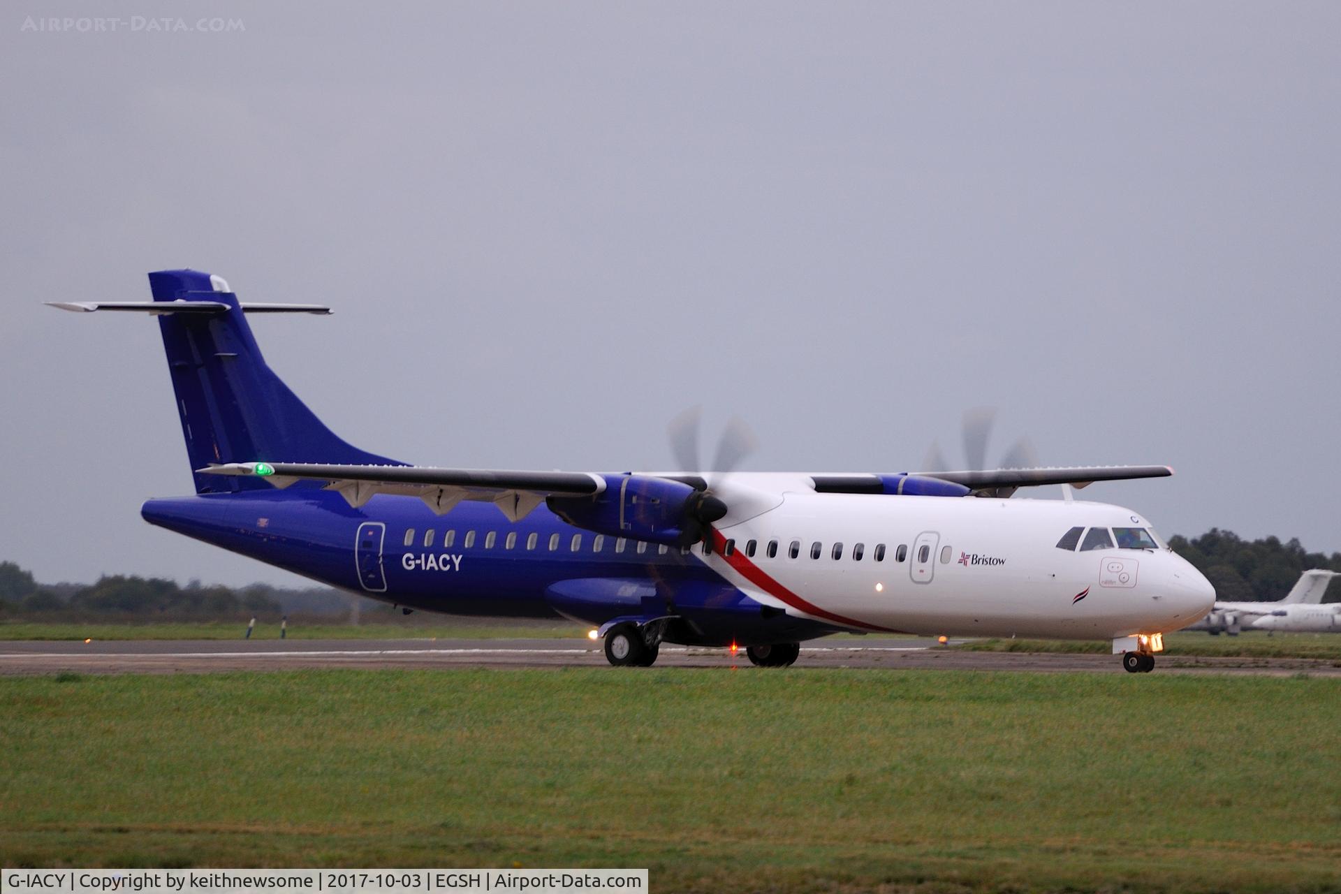 G-IACY, 2017 ATR 72-212 C/N 1448, Second visit of the day.