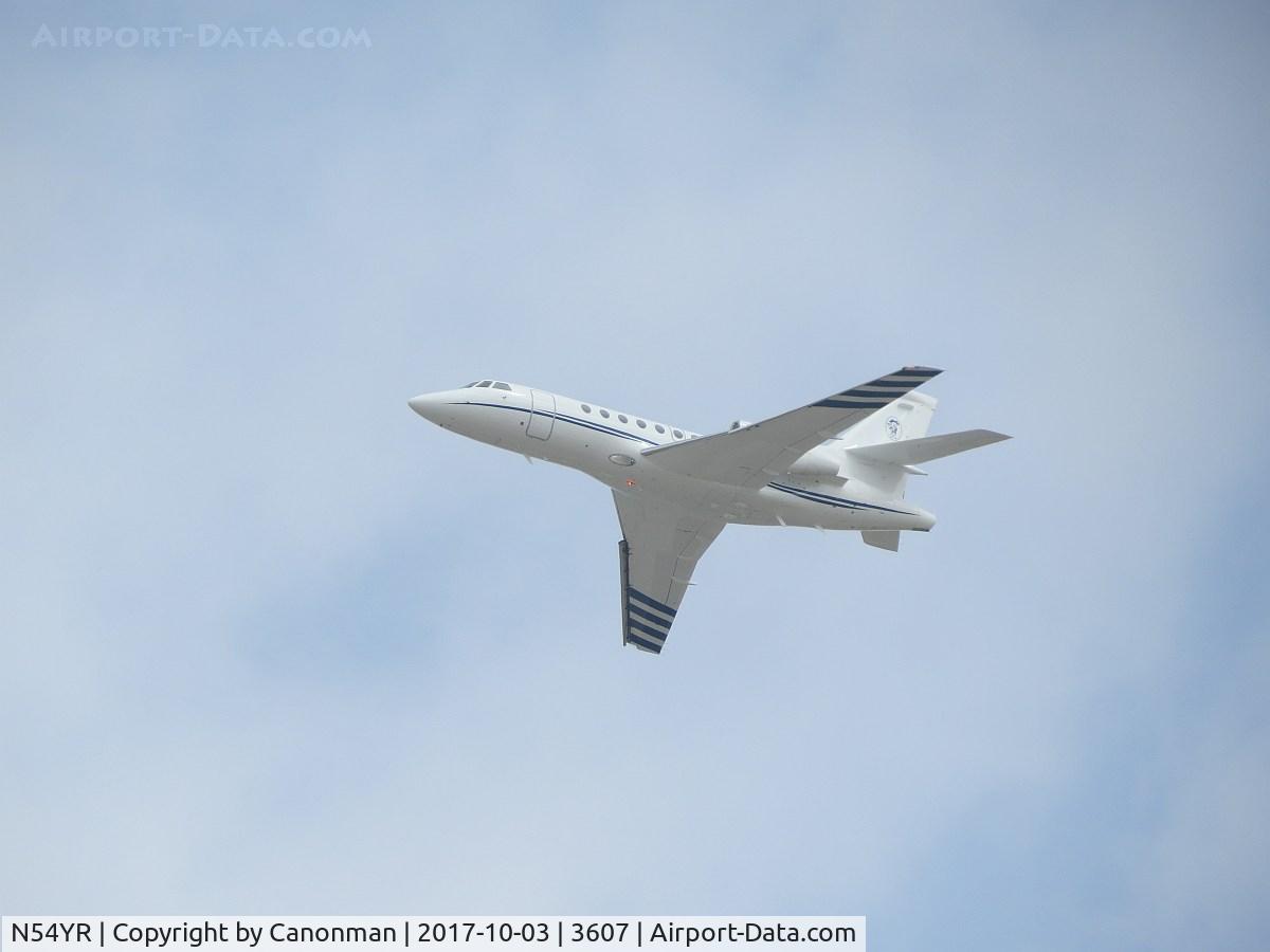 N54YR, 2003 Dassault Mystere-Falcon 50 C/N 333, Take off