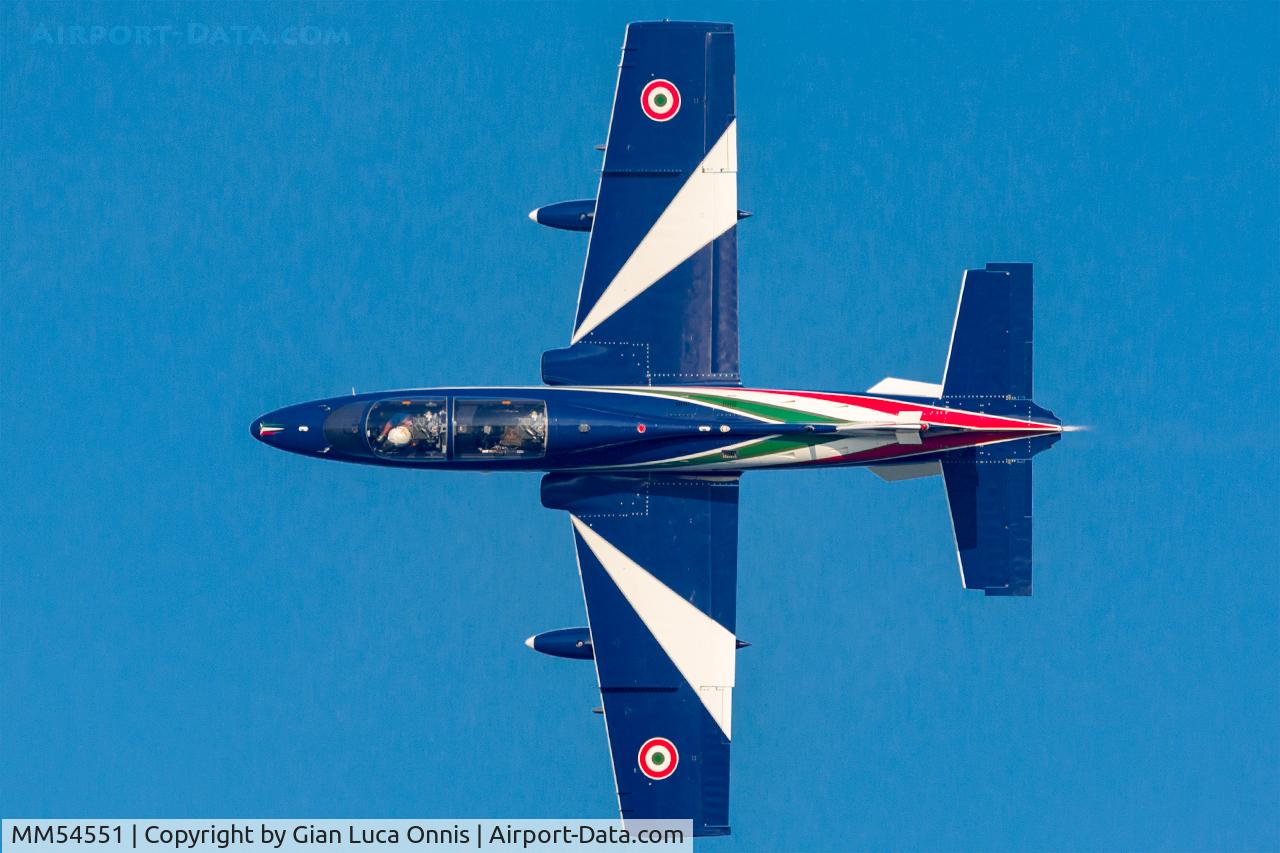 MM54551, Aermacchi MB-339PAN C/N 6772/167/AD018, DISPLAY