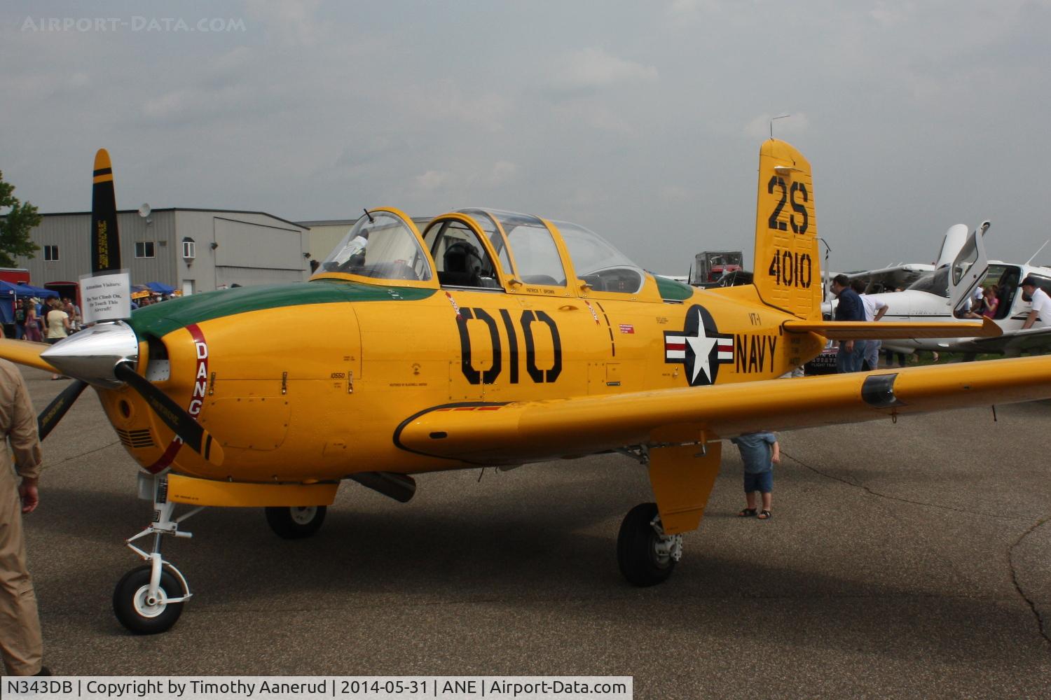 N343DB, 1957 Beech T-34B Mentor C/N BG-317, 1957 Beech D-45, c/n: BG-317