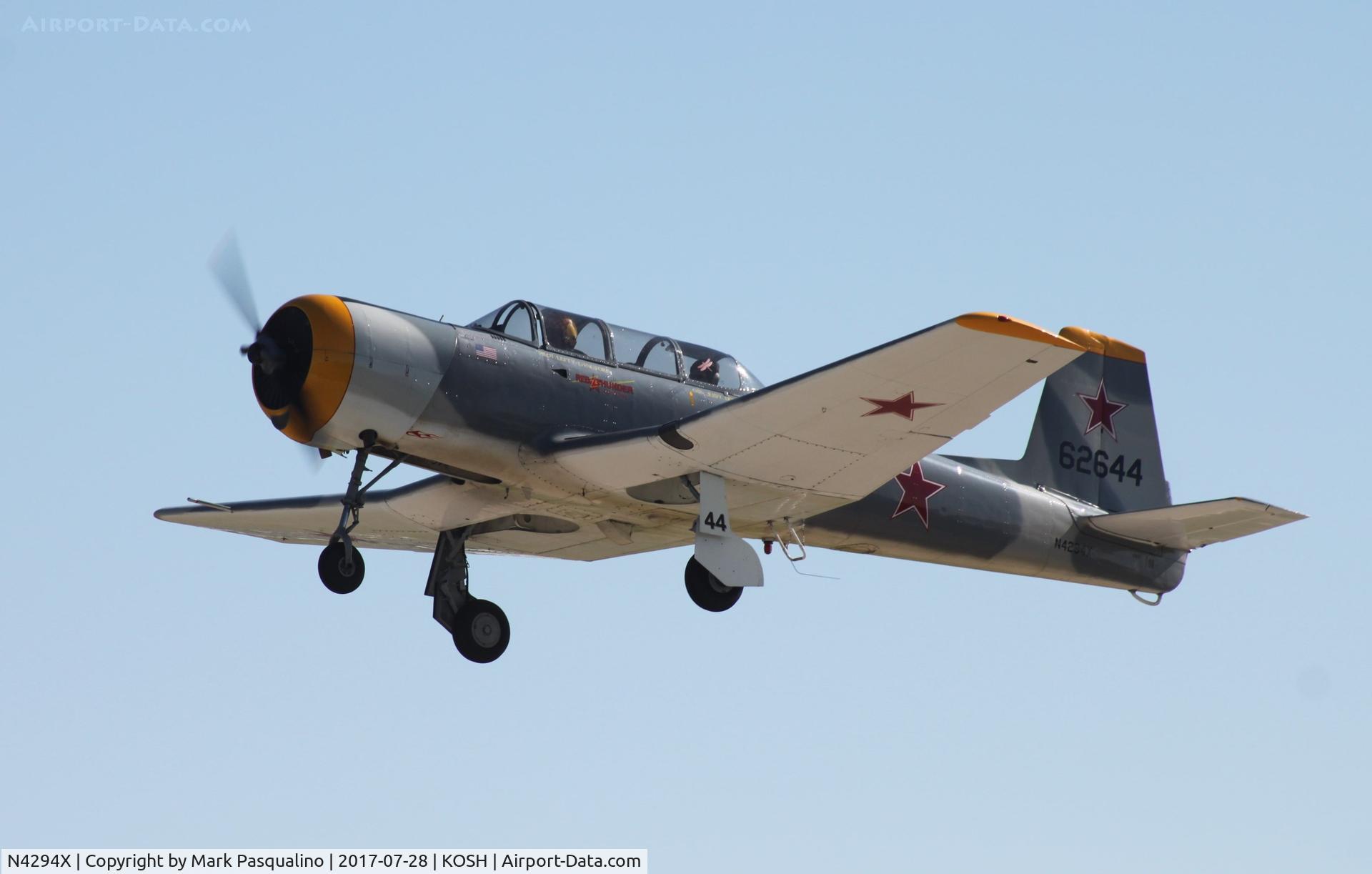 N4294X, 1968 Nanchang CJ-6A C/N 2532060, Nanchang CJ-6A