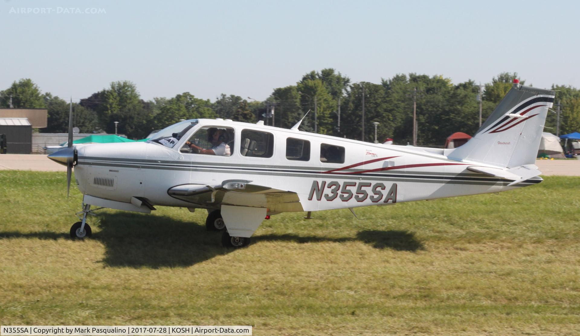 N355SA, 2000 Raytheon Aircraft Company A36 Bonanza C/N E-3357, Beech A36