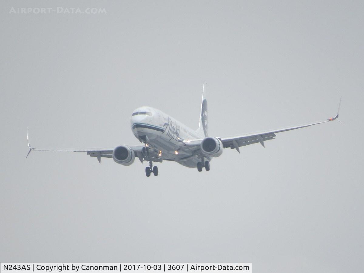 N243AS, 1987 Embraer EMB-120RT Brasilia C/N 120072, Landing