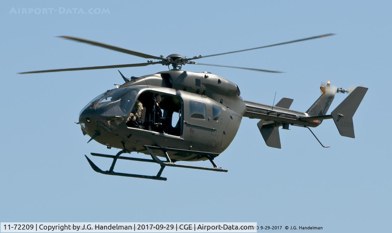 11-72209, 2011 Eurocopter UH-72A Lakota C/N 9478, Approaching Cambridge MD Airport.