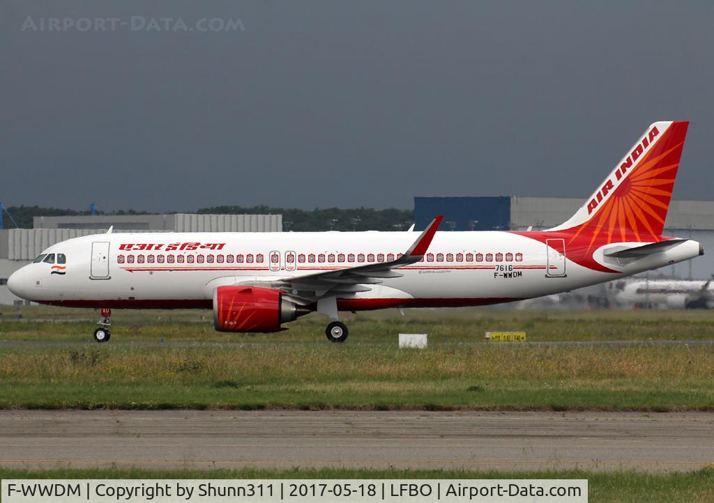 F-WWDM, 2017 Airbus A320-251N C/N 7616, C/n 7616 - To be VT-EXU
