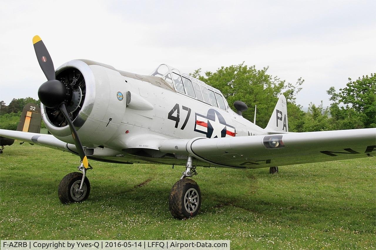 F-AZRB, North American SNJ-5 Texan Texan C/N 88-17955, North American SNJ-5 Texan, Static park, La Ferté-Alais airfield (LFFQ) Airshow 2016