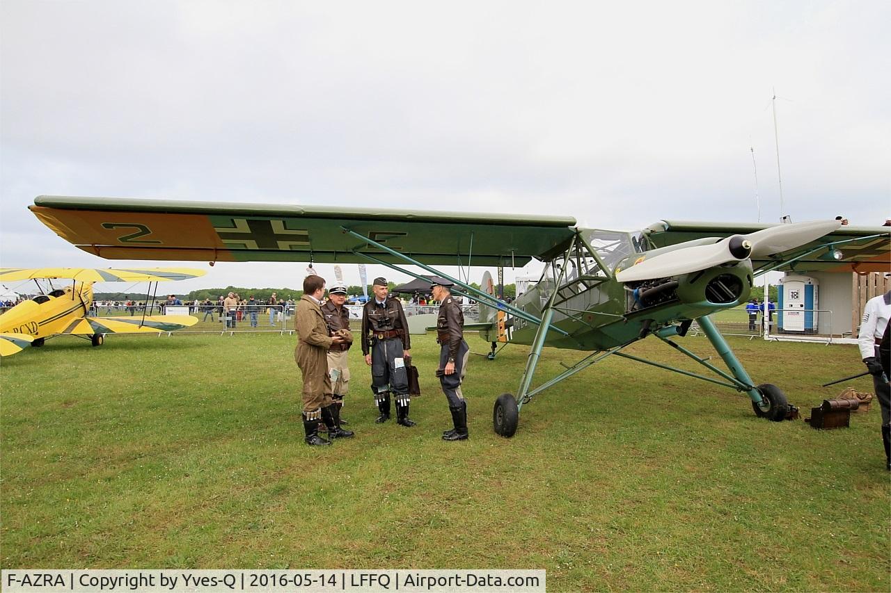 F-AZRA, Fieseler Fi-156C-3 Storch C/N 2039, Fieseler Fi-156C-3 Storch, Static park, La Ferté-Alais airfield (LFFQ) Airshow 2016